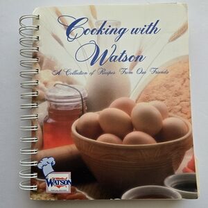 Cooking With Watson A Collection of Recipes 1995 Realtor Jacksonville FL Vintage
